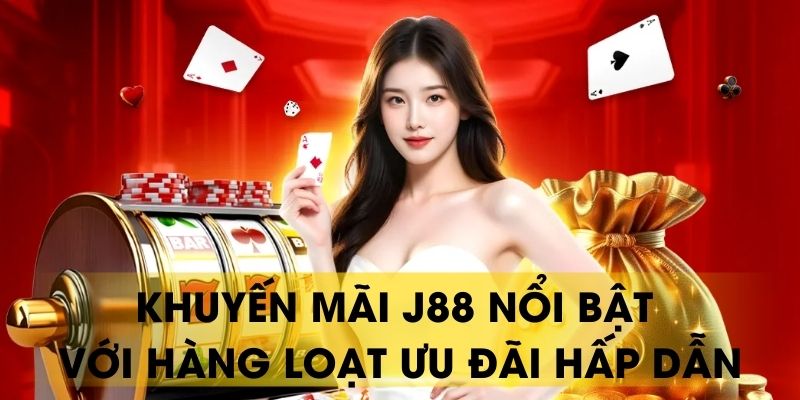 Khuyến mãi J88 nổi bật với hàng loạt ưu đãi hấp dẫn